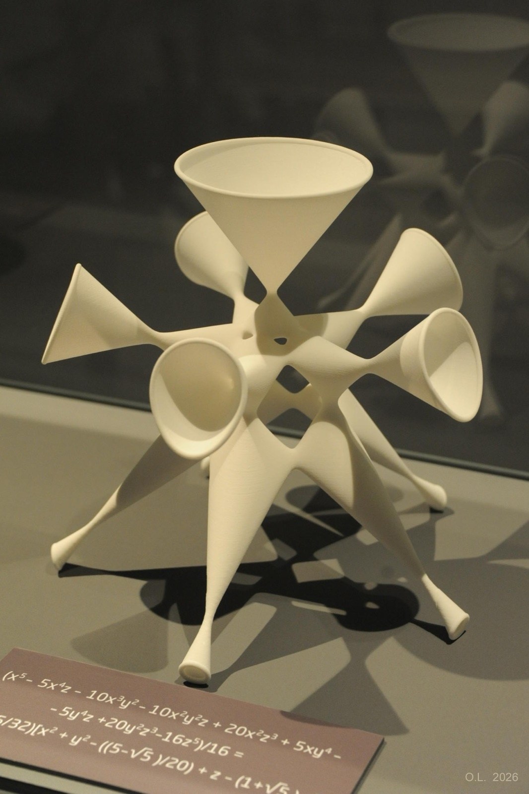 Togliatti quintic sculpture, 3D-printed
